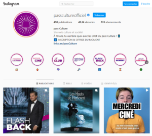 Capture Instagram Pass Culture